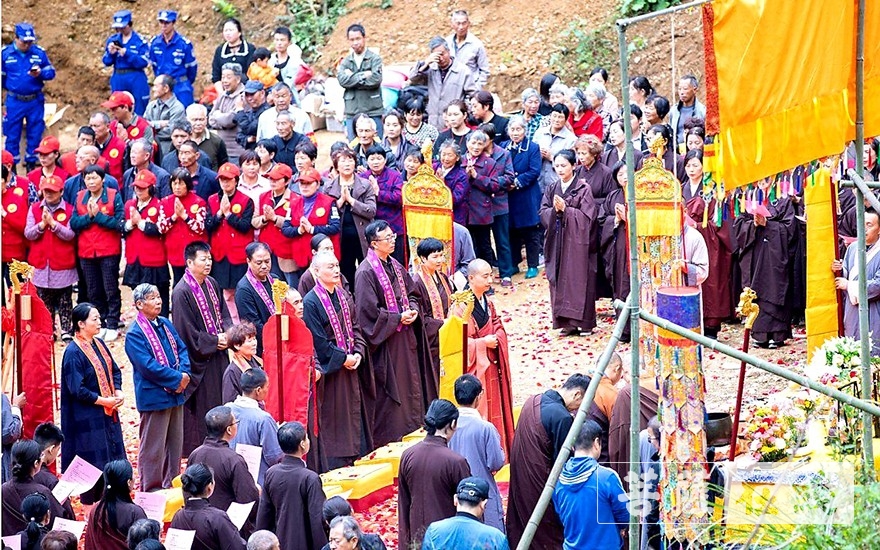 「佛教」浦江惠云讲寺寂光院开工大典圆满