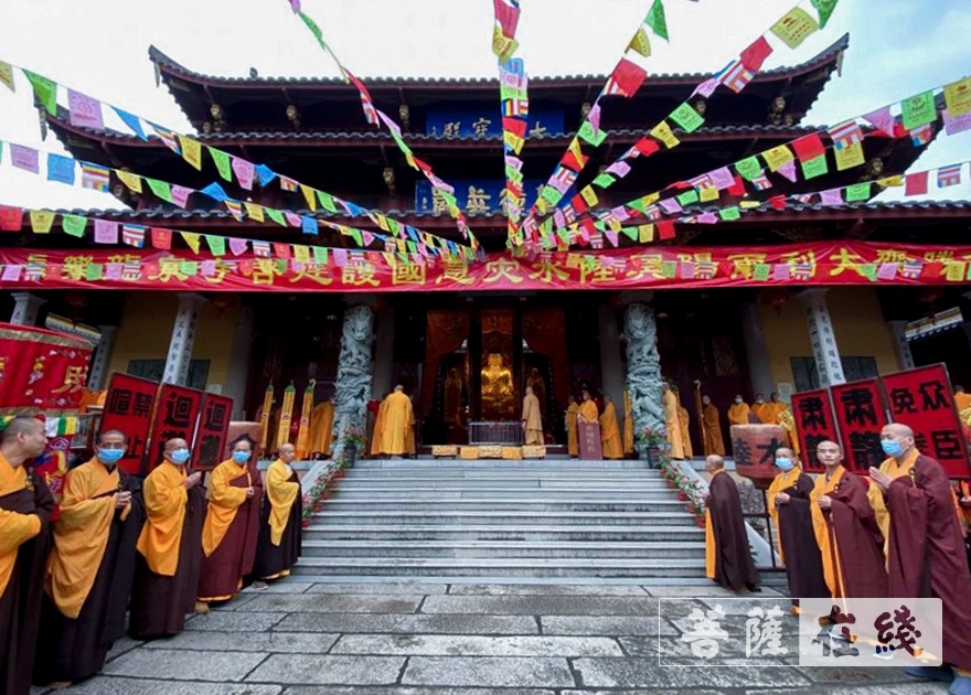 「佛教」福建长乐龙泉禅寺水陆法会圆满送圣