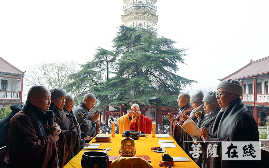 「八关斋戒」天柱山三祖禅寺举行第36届弥陀诞佛七暨传授八关斋戒法会