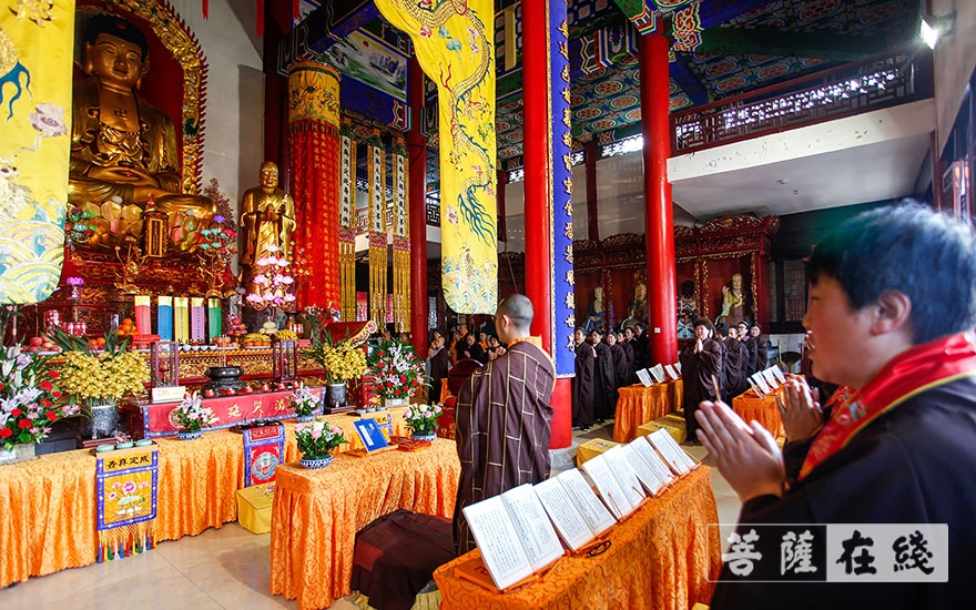 「梁皇宝忏」巢湖鼓山寺举行清明祭祖梁皇宝忏法会
