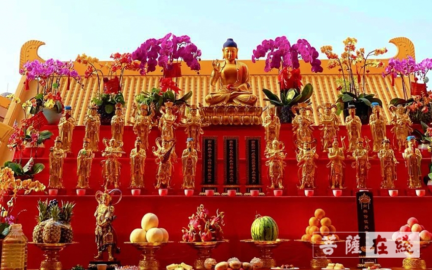 「佛教」上海七宝教寺举行供佛斋天祈福法会