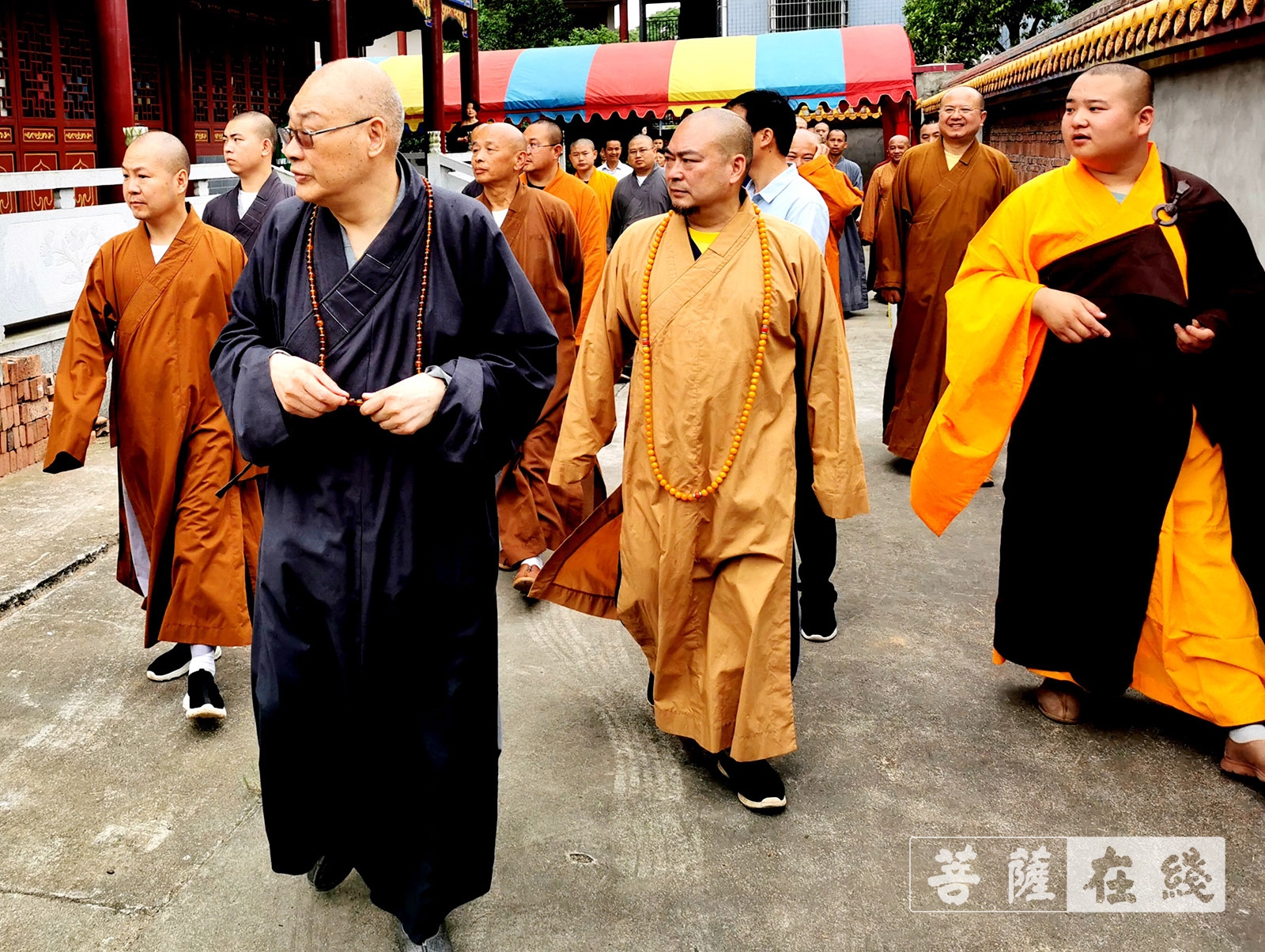「佛教」中国佛教协会副会长圣辉大和尚主法观音阁佛像开光法会