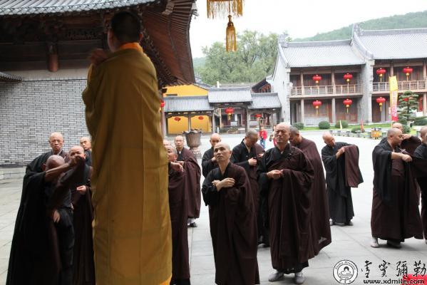 「佛教」浙江雪窦山资圣禅寺传授三坛大戒法会第四天