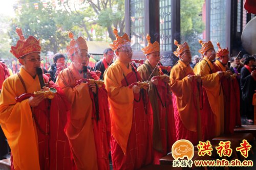 「佛教」上海洪福寺水陆法会第七天：圆满送圣
