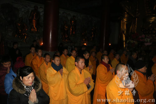 「少林寺」大年初二 河南少林寺举行初祖庵祭祖仪式