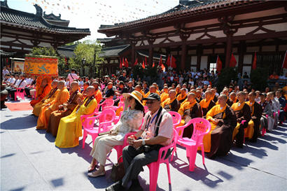 「大慈恩寺」湖北随州大慈恩寺举行纪念本焕长老诞辰110周年禅修中心奠基仪式