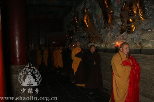 「少林寺」大年初二 河南少林寺举行初祖庵祭祖仪式
