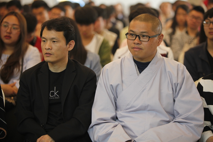 「赵一澄」2015年4月26号纪念弘一法师研讨会于山东临沂鸿儒美术馆举行