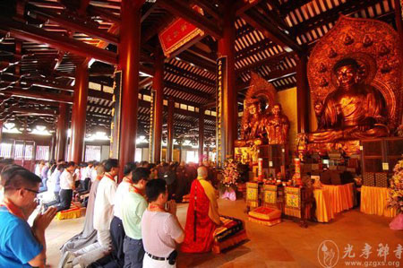 「佛教」广州光孝寺举行恭请龙藏经法宝暨祈福大典