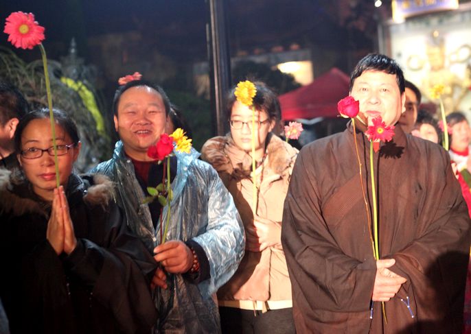 2013年2月14日慧日禅寺供佛斋天吉祥法会