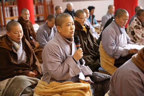 「佛教」陕西法门寺佛学院女众部“禅七”圆满举行