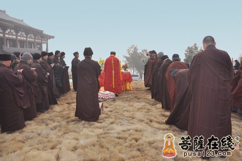 「禅宗」中华禅宗安徽二祖寺下院举行禅堂奠基法会