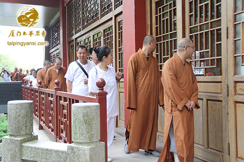 上海松江西林禅寺一行到访太平岩寺