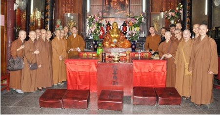 「佛教」台湾道笙法师、宏照法师一行到福州寺院走访