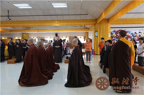 「普贤行愿品」广东深圳弘法寺举行本焕长老圆寂三周年诵经法会