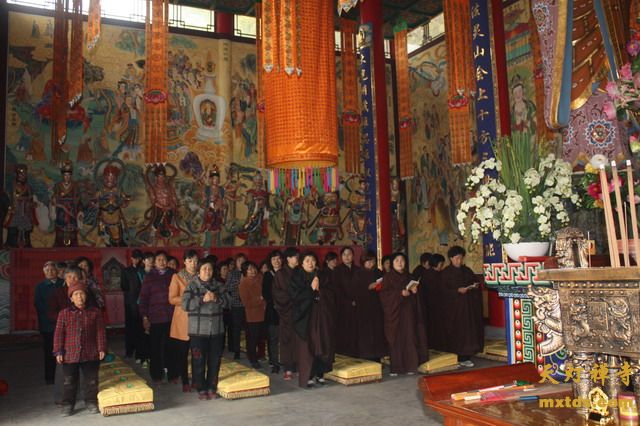 「圣诞节」陕西勉县天灯禅寺举行观音菩萨圣诞暨祈福平安法会