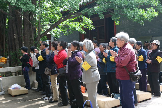 「佛教」石景山佛教协会大悲寺举行浴佛法会 「佛教」石景山佛教协会大悲寺举行浴佛法会