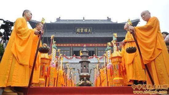 「佛教」山东青州广福寺重修落成暨本悟法师方丈升座庆典隆重举行