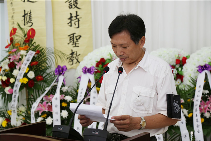 「佛教」浙江湖州市佛协原会长冯祖衡居士遗体告别仪式举行