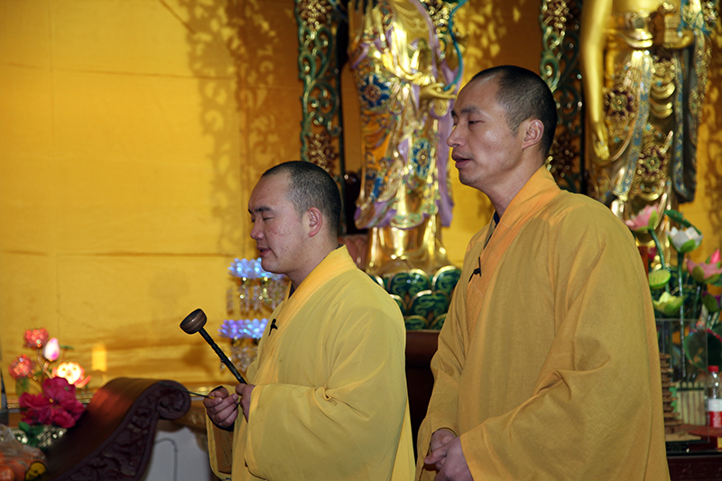 「妙法莲华经」山东淄川普照寺持诵《妙法莲华经》法会圆满