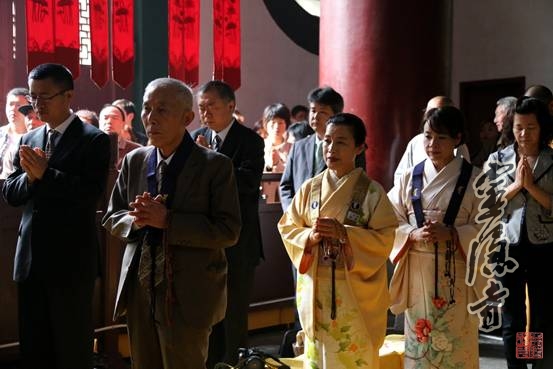 「佛教」“中日佛教界祈祷世界和平法会”在浙江灵隐寺隆重举行