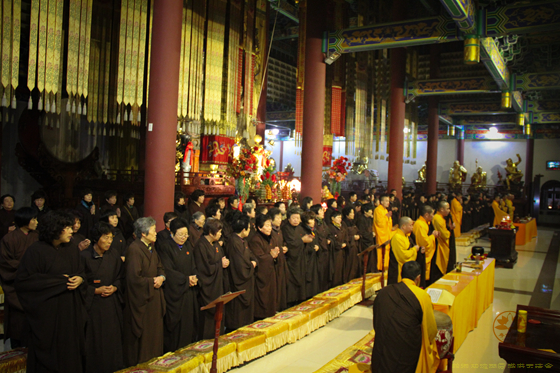 「佛教」浙江温州西隐古寺药师功德期供天法会圆满