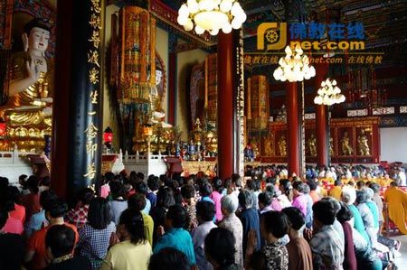 「佛教」天津大悲禅院隆重举行传授三皈依法会