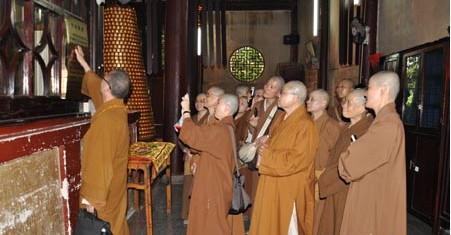 「佛教」台湾道笙法师、宏照法师一行到福州寺院走访