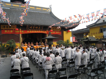 「佛教」上海西林禅寺第六届短期出家体验营正式开营