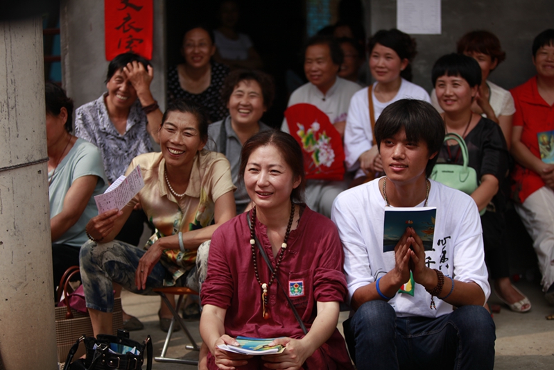 「传喜法师」传喜法师于山东菏泽市定陶开心古寺主法心灵讲座及蒙山施食超荐法会