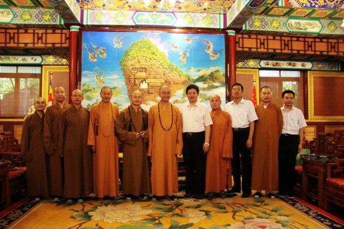 「佛教」台湾佛光山宗委会主席心培法师拜访中国佛教协会