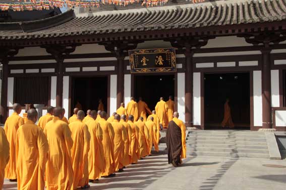 「佛教」陕西法门寺开启传授三坛大戒法会
