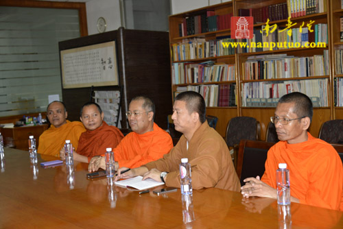 「佛教」泰国朱拉隆功大学沙威副校长一行到福建闽南佛学院参访