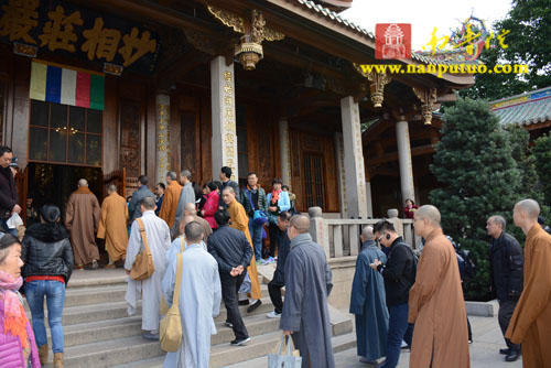 「佛教」浙江省佛教协会副会长、国清寺方丈允观大和尚到南普陀寺和闽南佛学院参访交流