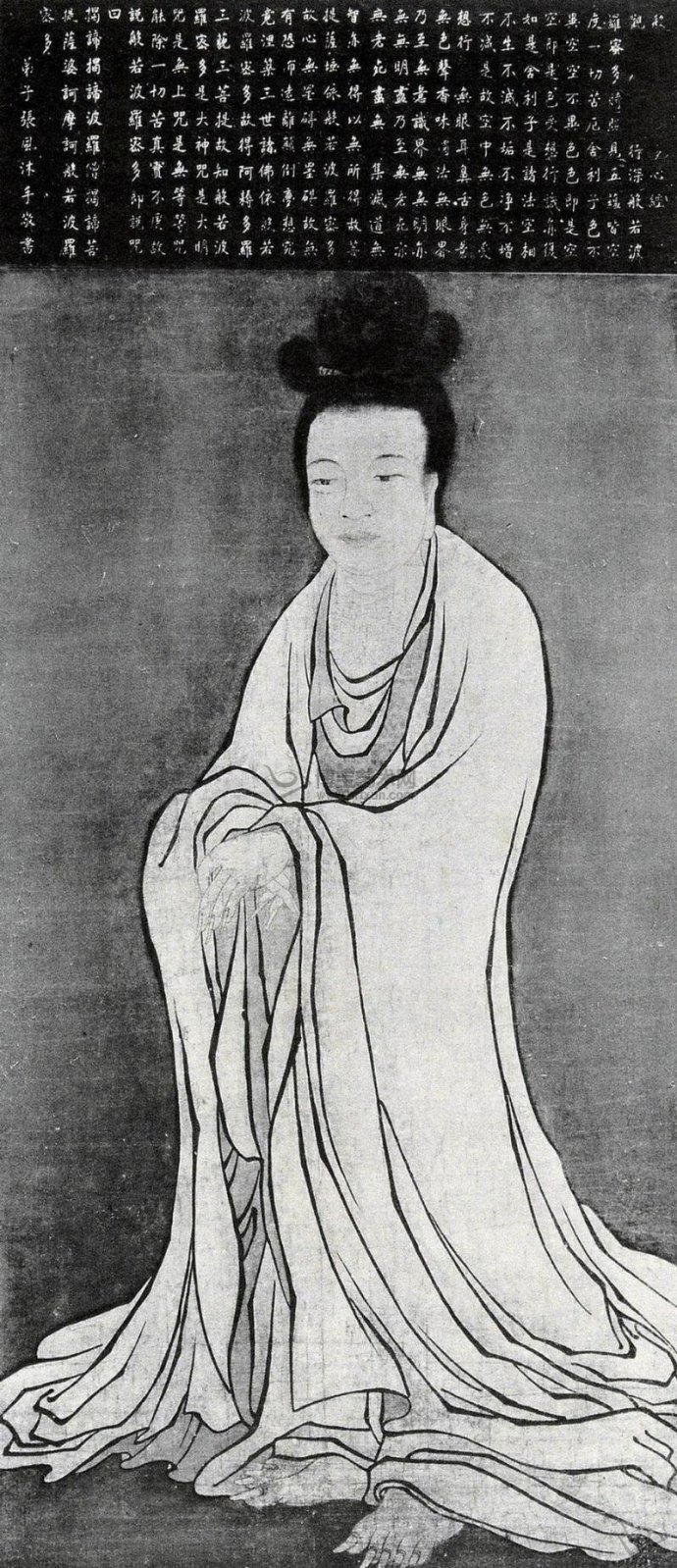「观音」佛画欣赏：历代名画观音宝相