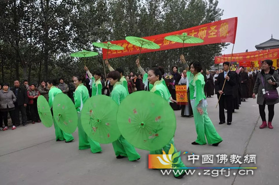 「禅宗」河北二祖匡教禅寺恭迎禅宗二祖慧可大师圣像