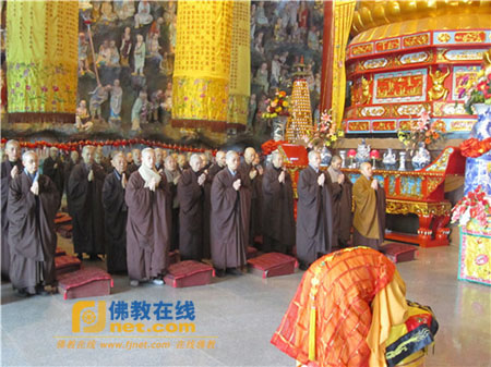「佛教」江西临川大金山寺举行冬季禅七