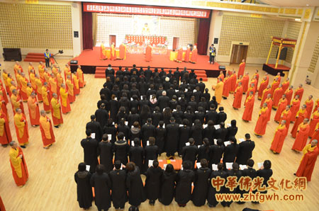 「佛教」上海玉佛寺举行观世音菩萨圣诞纪念暨佛像开光法会