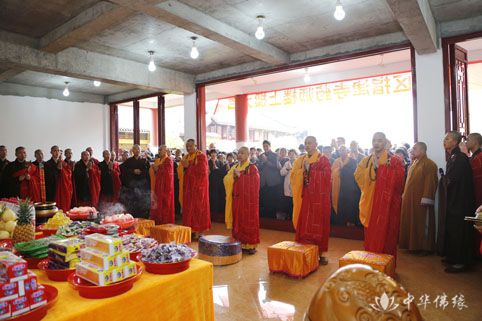 浙江省绍兴市上虞区指津寺药师楼上梁暨山门楼奠基典礼隆重举行 浙江省绍兴市上虞区指津寺药师楼上梁暨山门楼奠基典礼隆重举行