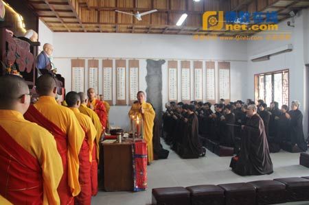 「佛教」浙江慈溪伏龙禅寺举行惟贤长老圆寂五七法会