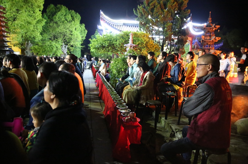 「慧日禅寺」2016年5月1日浙江宁波慧日禅寺举办蒙山施食超荐法会