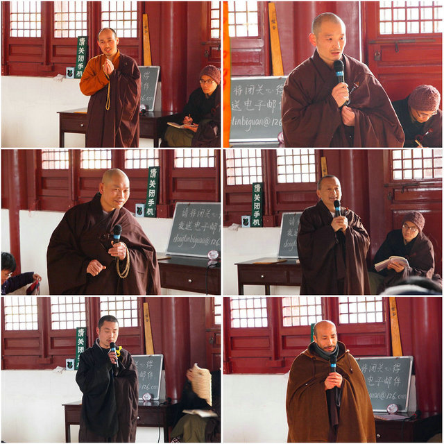 「佛教」江西东林寺2014年度冬季21日闭关圆满结束