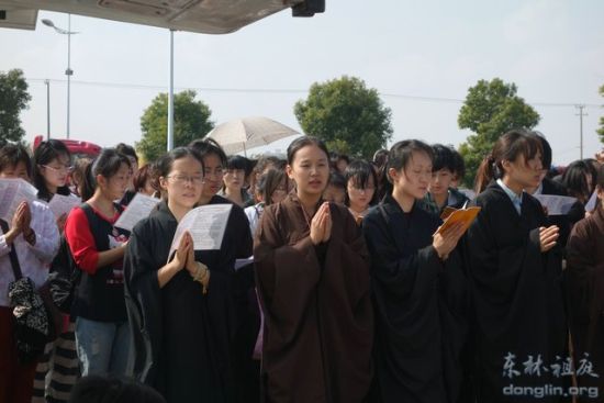 「东林寺」东林寺首届鄱阳湖护生节：全国巡回放生祈福法会