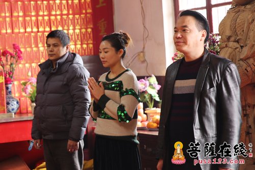 「法华寺」湖南湘阴县佛协丁酉元宵节供灯放生祈福活动于法华寺举行