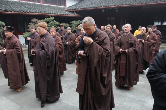 「佛教」浙江天童禅寺举行壬辰年禅七法会解七仪式