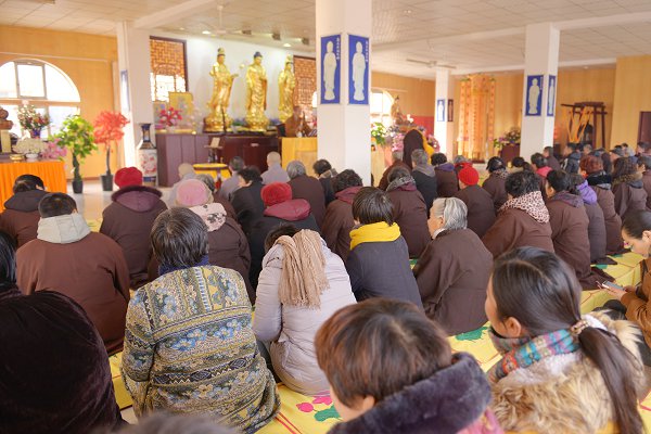 「新年」三学净苑农历年末最后一次佛七圆满,开应法师为大众做新年开示 「新年」三学净苑农历年末最后一次佛七圆满,开应法师为大众做新年开示