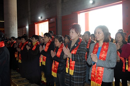 「千手观音」江苏常州宝林禅寺圆满举行财神菩萨开光暨千手观音殿装修启动洒净祈福法会