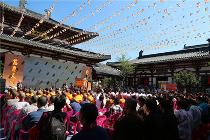 「大慈恩寺」湖北随州大慈恩寺举行纪念本焕长老诞辰110周年禅修中心奠基仪式