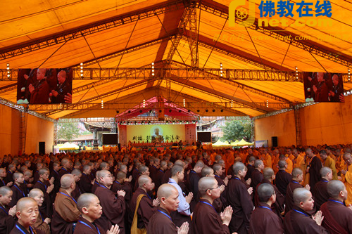 「佛教」慈愍法师示寂十周年 福建仙游龙华寺举行“千僧斋”大法会