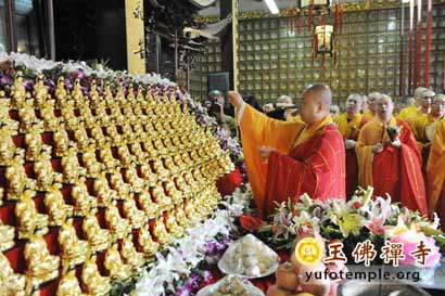 「观音」上海玉佛禅寺举行观音菩萨圣诞法会 数百信徒参与